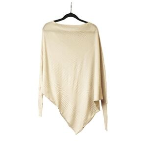 Donna Karan Long Sleeve Asymmetrical Top